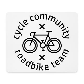 Fahrrad Rennrad Tour Logo Mannschaft Gravel Icon - Mousepad (Querformat) - Weiß - Vorne