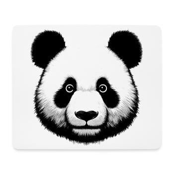 Panda - Mousepad (Querformat) - Weiß - Vorne