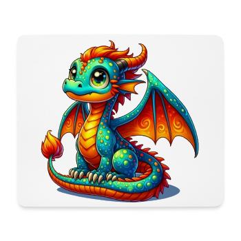 Dragon - Mouse Pad (horizontal) - white - Front