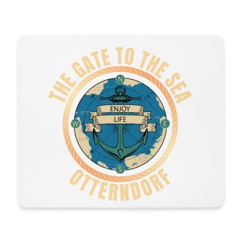 The Gate to the Sea - Otterndorf - Mousepad (Querformat) - Weiß - Vorne