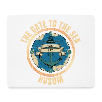 The Gate to the Sea - Husum - Mousepad (Querformat) - Weiß - Vorne