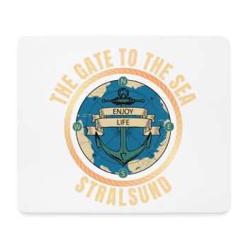 The Gate to the Sea - Stralsund - Mousepad (Querformat) - Weiß - Vorne