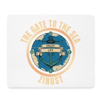 The Gate to the Sea - Zingst - Mousepad (Querformat) - Weiß - Vorne