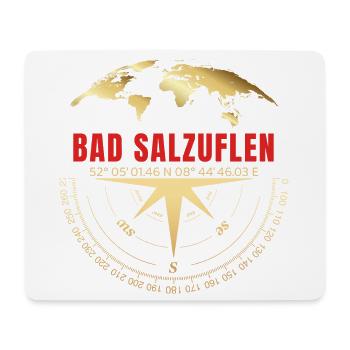 Koordinaten Bad Salzuflen - Mousepad (Querformat) - Weiß - Vorne