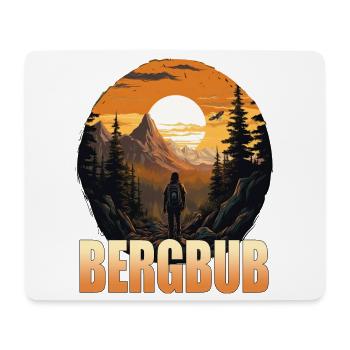 Bergbub - Mousepad (Querformat) - Weiß - Vorne