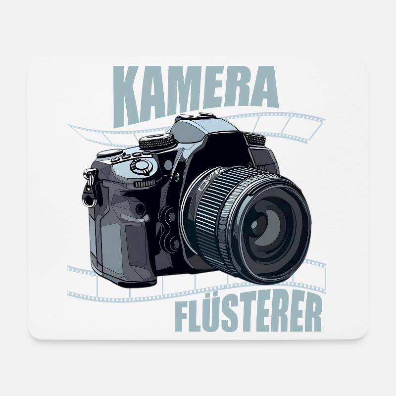 Kamera Flüsterer - Mousepad (Querformat) - Weiß