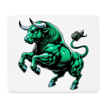 Bull - Mouse Pad (horizontal) - white - Front
