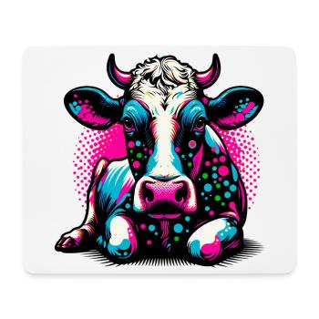 Cow - Mouse Pad (horizontal) - white - Front