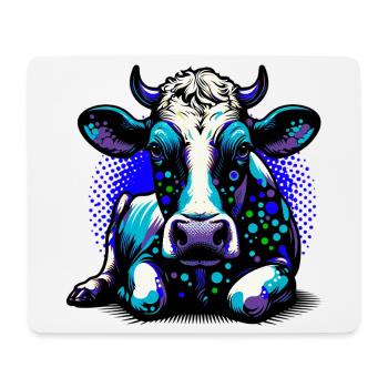 Cow - Mouse Pad (horizontal) - white - Front