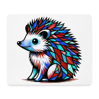 Hedgehog - Mouse Pad (horizontal) - white - Front