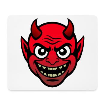 Devil - Mouse Pad (horizontal) - white - Front