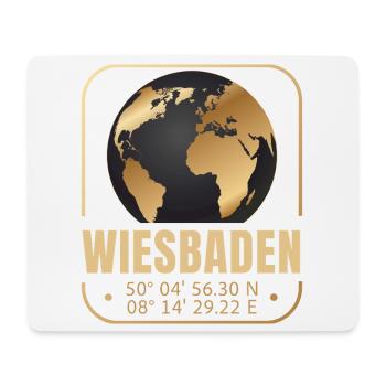 Wiesbaden - Mousepad (Querformat) - Weiß - Vorne