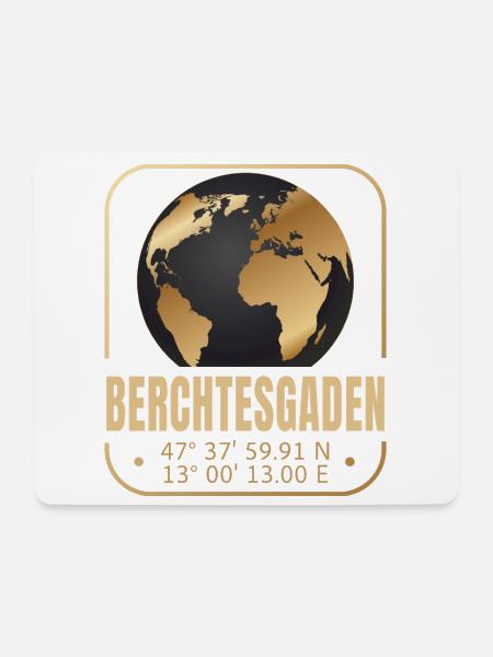 Berchtesgaden - Mousepad (Querformat) - Weiß