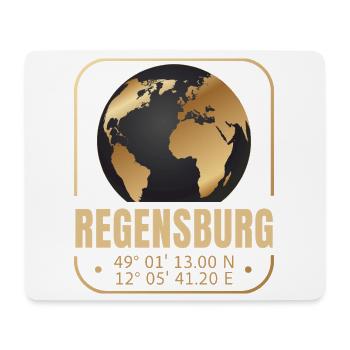 Regensburg - Mousepad (Querformat) - Weiß - Vorne