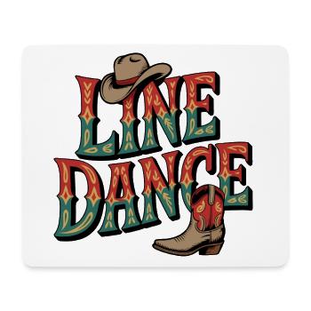 Line Dance mein Hobby - meine Passion - Mousepad (Querformat) - Weiß - Vorne