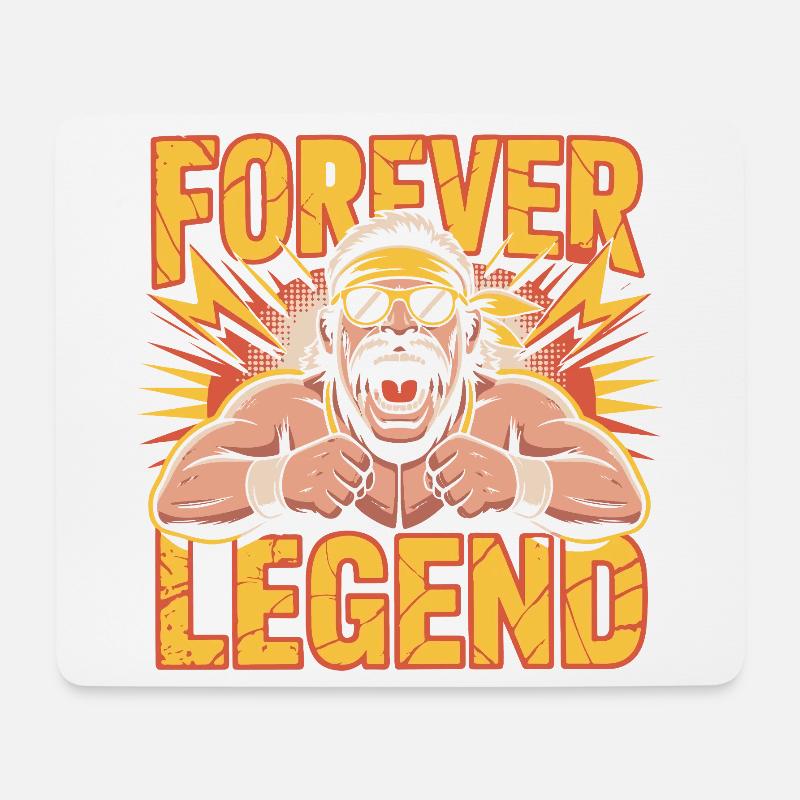 Ewige Legende - Mousepad (Querformat) - Weiß