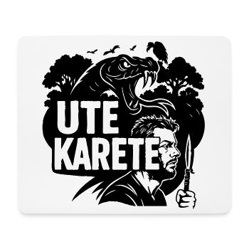 Ute Karete - Mousepad (Querformat) - Weiß - Vorne
