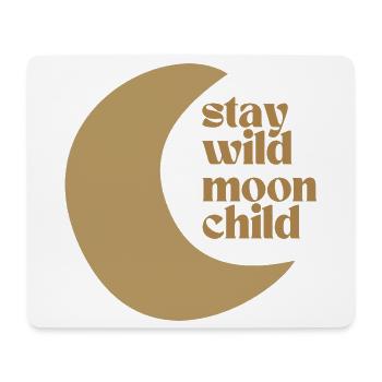 Séjour Wild Moon Child - Tapis de souris (format paysage) - blanc - Devant