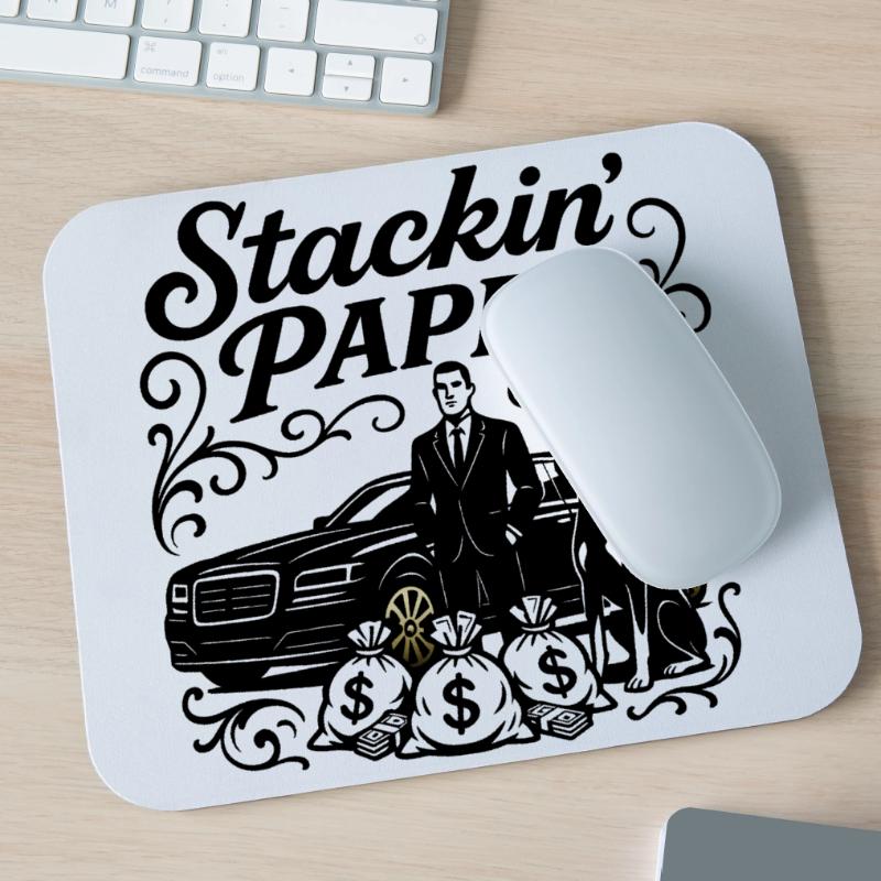 Papier Stackin Tapis de souris (format paysage)