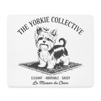 Yorkie Collective Logo Druck - Mousepad (Querformat) - Weiß - Vorne