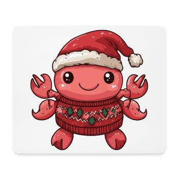 Crab Crab Christmas - Mouse Pad (horizontal) - white - Front
