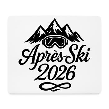Après-ski 2026 - Mouse Pad (horizontal) - white - Front
