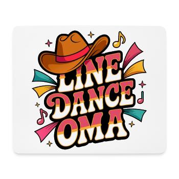 Line Dance Grandma - Mouse Pad (horizontal) - white - Front