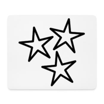 STAR. VALENTINSTAG. HERZ. ICH LIEBE DICH. ICH LIEBE - Mousepad (Querformat) - Weiß - Vorne