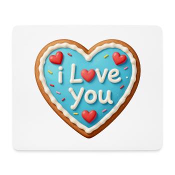 Valentinstag Herz Geschenk Valentinstag - Mousepad (Querformat) - Weiß - Vorne