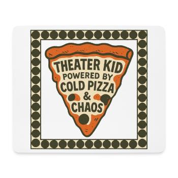 Theater Kid Pizza Chaos - Mousepad (Querformat) - Weiß - Vorne