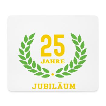 Hairdresser Anniversary 25 Years 25th Anniversary - Mouse Pad (horizontal) - white - Front