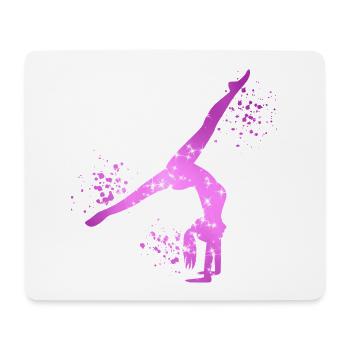 Gymnast Girl Gymnastics Gymnastics Acrobatics - Mouse Pad (horizontal) - white - Front