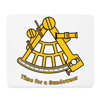 Sextant - Navigation Captain Sailing Sea Offshore - Mouse Pad (horizontal) - white - Front