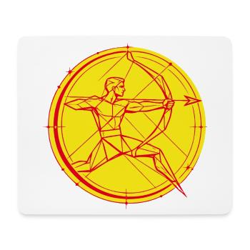 Sagittarius Zodiac Sign – Goal & Freedom - Mouse Pad (horizontal) - white - Front