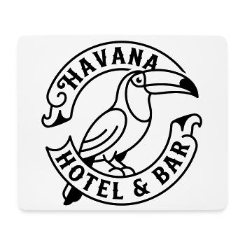 La Havane - Tapis de souris (format paysage) - blanc - Devant