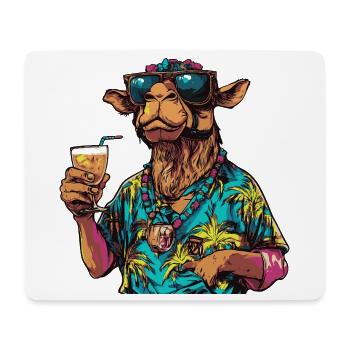 Kamel Comic Sommer - Mousepad (Querformat) - Weiß - Vorne