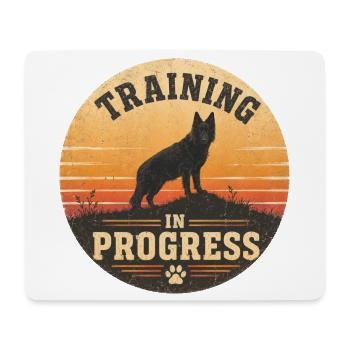 Formation en cours - Tapis de souris (format paysage) - blanc - Devant