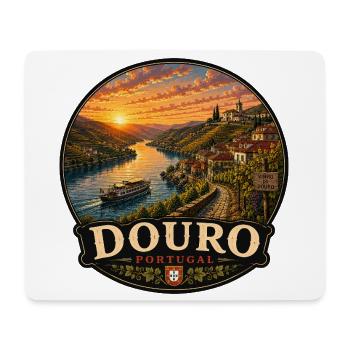 Douro Portugal Fluss Weinberge Altstadt Kanal - Mousepad (Querformat) - Weiß - Vorne