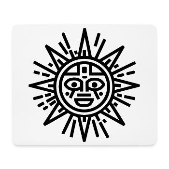 Aztec sun - Mouse Pad (horizontal) - white - Front