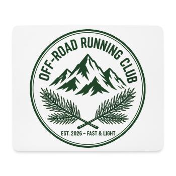 Off-Road Running Club - Mouse Pad (horizontal) - white - Front