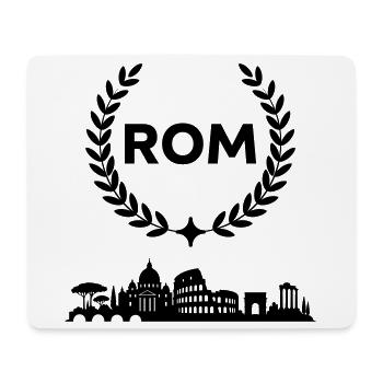 Horizon de Rome - Tapis de souris (format paysage) - blanc - Devant