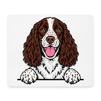 English Springer Spaniel - Mousepad (Querformat) - Weiß - Vorne