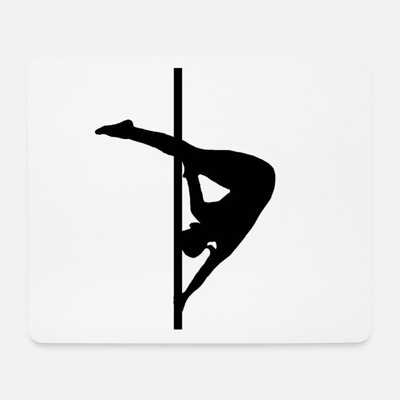 Pole Dance - Mousepad (Querformat) - Weiß