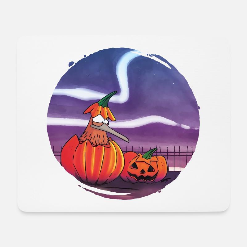 Kiwi Halloween - Mousepad (Querformat) - Weiß