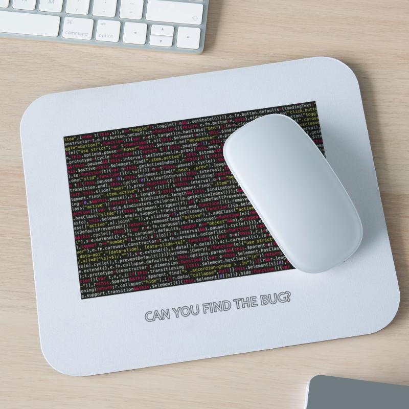 Programmeur, codeur, bugs, débogage Tapis de souris (format paysage)