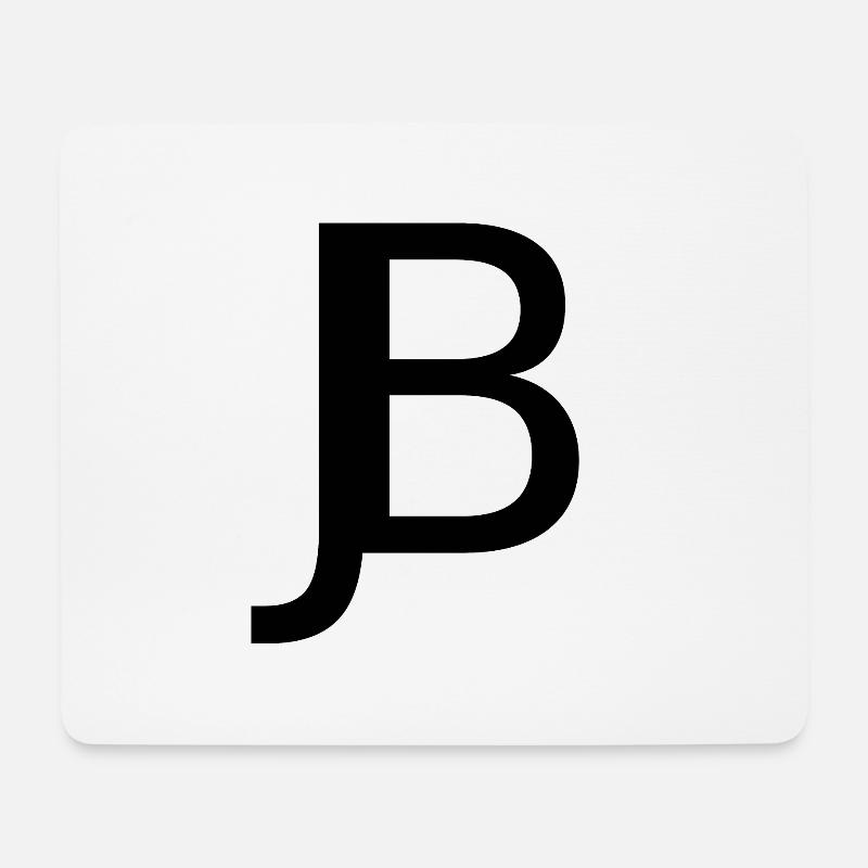 JB - Mousepad (Querformat) - Weiß