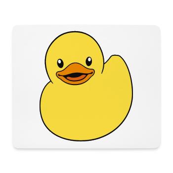 Squeaky duck, a rubber duck, rubber duck, duck - Mouse Pad (horizontal) - white - Front