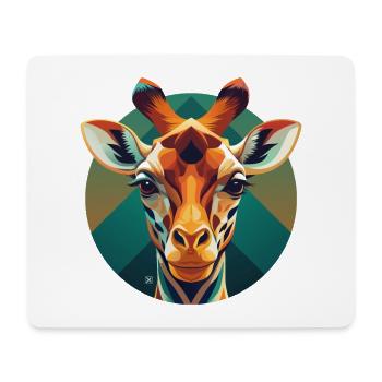 Giraffe - Mouse Pad (horizontal) - white - Front