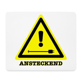 Contagious joke (DE) - Mouse Pad (horizontal) - white - Front
