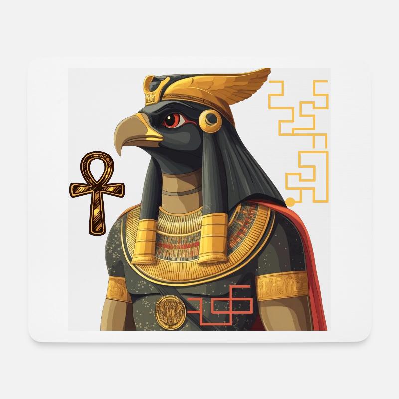 Horus - Ancient Egypt - Mouse Pad (horizontal) - white